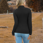 Zeagoo Women's Turtleneck Sweaters Fitted Long Sleeve Shirts
