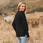 Zeagoo Women's Long Sleeve Sweater Casual Ribbed Knit Pullover