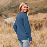 Zeagoo Women's Long Sleeve Sweater Casual Ribbed Knit Pullover
