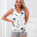 Zeagoo Womens Summer Tank Tops V Neck Sleeveless Tops