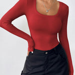 Zeagoo Women's Long Sleeve Scoop Neck Shirts