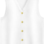 Zeagoo Womens Sweater Vest V Neck Button Down Shirts