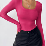 Zeagoo Women's Long Sleeve Scoop Neck Shirts