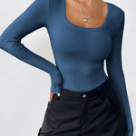 Zeagoo Women's Long Sleeve Scoop Neck Shirts