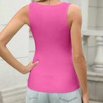 Zeagoo Womens Ribbed Tank Tops V Neck Slim Fit Knit Shirts