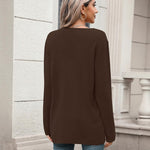 Zeagoo Women's V Neck Button Long Cardigan Sweater
