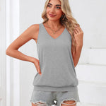 Zeagoo Womens Summer Tank Tops V Neck Sleeveless Tops