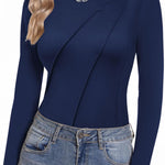 Zeagoo Women's Long Sleeve Shirt Turtleneck Shirt (DE Only)