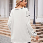 Zeagoo Women's Oversized Sweatshirts Hoodies Side Zipper Pullover