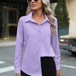 Zeagoo Womens Button Down Shirt Long Sleeve Classic-Fit Shirts