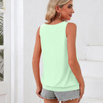 Zeagoo Womens Summer Tank Tops V Neck Sleeveless Tops