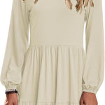 Zeagoo Women's Long-Sleeve V-Neck Winter Dress (DE Only)
