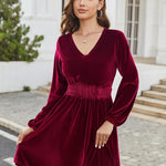 Zeagoo Women's Velvet Dress, Elegant Ball Dresses