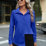 Zeagoo Womens Button Down Shirt Long Sleeve Classic-Fit Shirts
