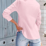 Zeagoo Womens Button Down Shirts Long Sleeve V Neck Tops
