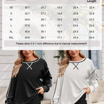 Zeagoo Women's Oversized Sweatshirts Hoodies Side Zipper Pullover