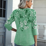 Zeagoo Womens 3/4 Length Sleeve Tunic Tops