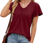 Zeagoo Women's T-Shirt Summer Short Sleeve Shirt (DE Only)