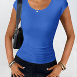 Zeagoo Womens Tank Tops Ribbed Knit Crew Neck Shirts
