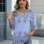 Zeagoo Womens 3/4 Length Sleeve Tunic Tops