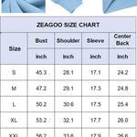 Zeagoo Women's Oversize Sweatshirts Reverse Seam Fleece Jackets