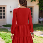 Zeagoo Women's Long Sleeve Elegant Ruffle Dresses