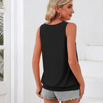 Zeagoo Womens Summer Tank Tops V Neck Sleeveless Tops