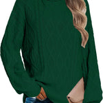 Zeagoo Women's Turtleneck Pullover Elegant Knitted Jumper (DE Only)