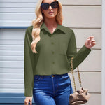 Zeagoo Womens Button Down Shirt Long Sleeve Blouse Business Work Tops Dressy Casual Floral Printed Outfits with Pocket