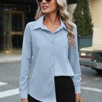 Zeagoo Womens Button Down Shirt Long Sleeve Classic-Fit Shirts