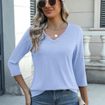 Zeagoo Womens 3/4 Length Sleeve Tunic Tops