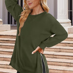 Zeagoo Women's Oversized Sweatshirts Hoodies Side Zipper Pullover