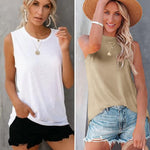 Zeagoo Women's Tank Top Sleeveless T-Shirt Basic Top (DE Only)