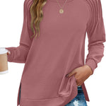 Zeagoo Womens Crewneck Sweatshirt Long Sleeve Tunic Tops