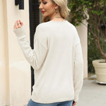 Zeagoo Women's Knitted Jumper Elegant Pullover (DE Only)
