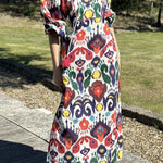 JAYA loose hem slit maxi dress