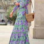 Infinite Days Paisley Print Maxi Dress