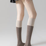 Casual Contrast Color Socks Accessories