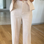Fashion Lapel Vest & Pants Two-Piece Set