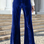 Elegant Solid Patchwork High Waist Speaker Solid Color Bottoms(5 Colors)