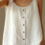 Women's Cotton Casual Loose Tank Top