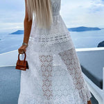 Sexy lace fishtail dress