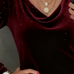 Elsa | Straight-Cut Dress with Shimmering Finish