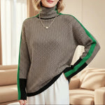 Eleanor | Herringbone Luxe Turtleneck
