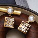 Contrast Color Geometric Earrings Accessories