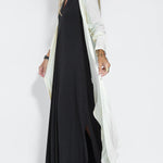 Shades of Happiness Knit Solid Color Slit Drape Cardigan