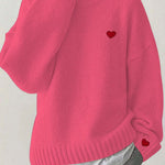Women's Valentine's Day Heart Casual Sweater