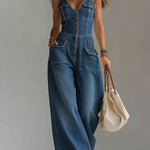 Sophie™ | Loose Denim Jumpsuit