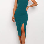Square Neck Sling Cover Hip Party Dress