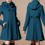 Solvara™ - Elegant Jacket with Side Pockets and Hood